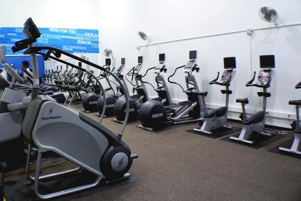 Two cardio rooms