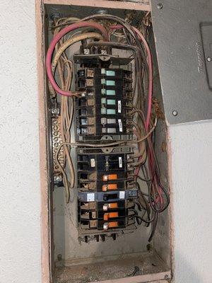 Electrical plane that "was not able to be removed"....