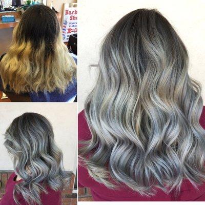 Gray Balayage