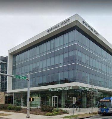 Street view - Corner of the Building for the Austin office