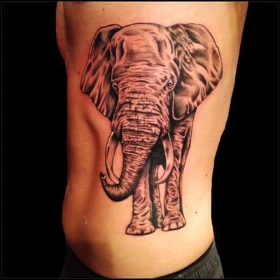 Elephant tattoo