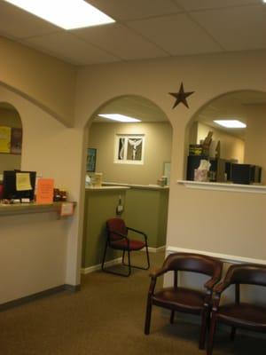 Synergy Chiropractic Reception Area