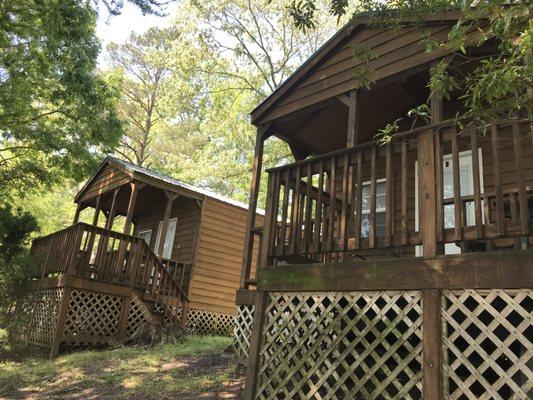 Basic Cabins with waterview porches