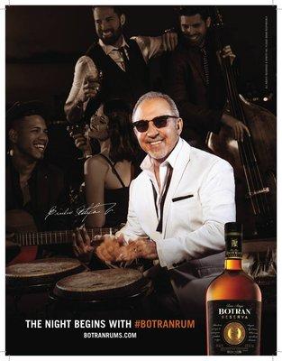 Emilio Estefan by Photographer Omar Cruz for Boltran Rum