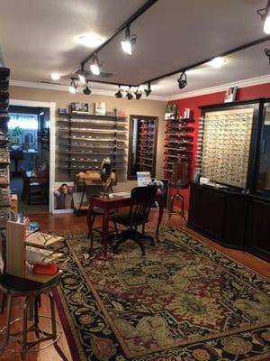 They just updated their optic shop, so chic!