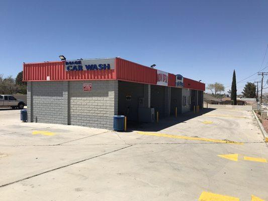 Newly remodeled state of the art self service car wash in Victorville