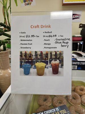 Specialty drinks