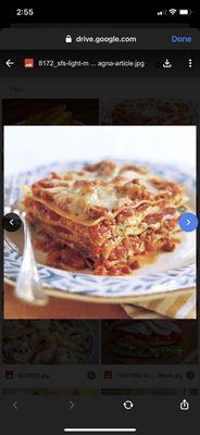 Lasagna meat