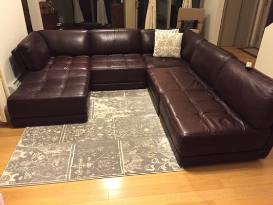 Lou's great corner sectional repair.