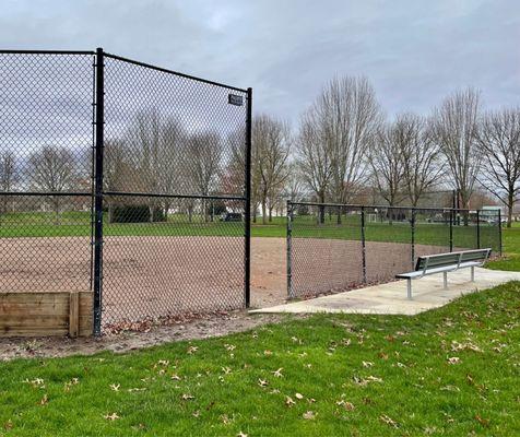 Baseball diamond and grassy field