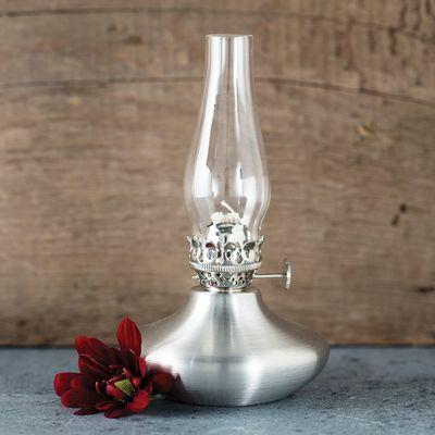 Handspun pewter oil lamps made in VT