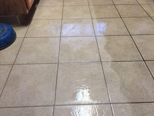 Tile and grout cleaning