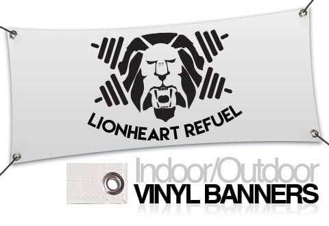 Lionheart Refuel Matte Outdoor Banner