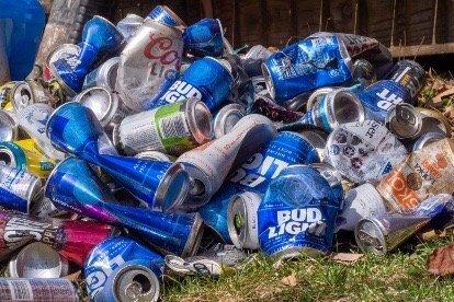 The beer cans they left in my old apartment after moving.   They drank while moving me and drove two large trucks after this.