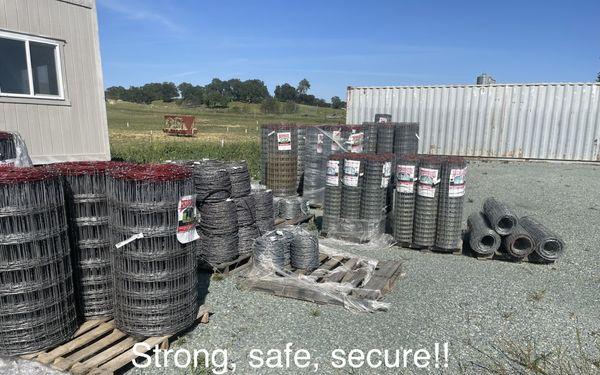 All types of fencing materials