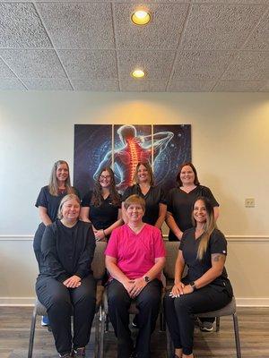 Dr. Mary Bough and staff