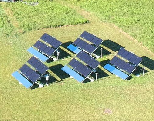 15Kw Reflective Solar Tracker  Commerical Installation installed near Forest City, Pennsylvania.