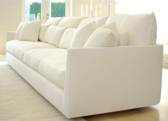 Custom Linen Couch