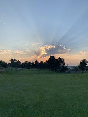 Sunset on the Course