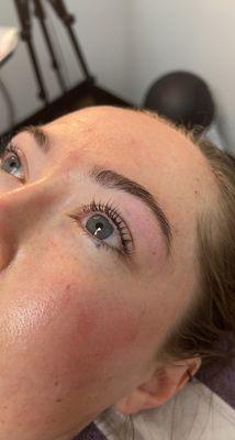 Lash lift + tint and brow tint