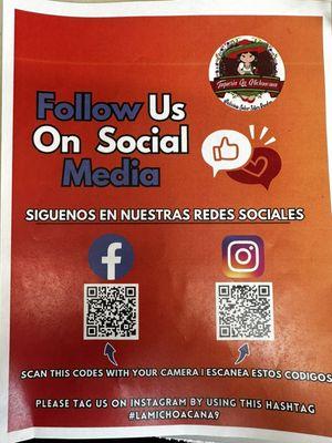 Scan the QR code and follow our social media!!