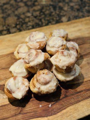 Mini cinnamon buns