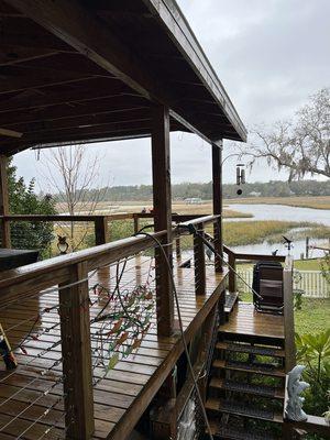 Railing @ Deck cleaning