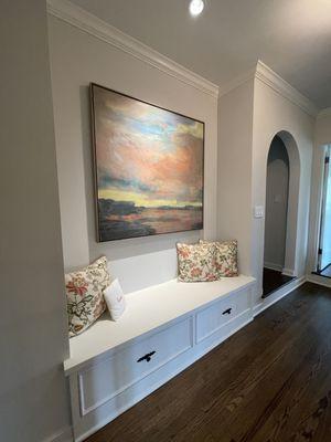 Custom hall bench