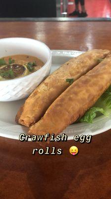 Crawfish Eggrolls (lunch special not on menu)