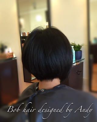 Japanese bob hair style