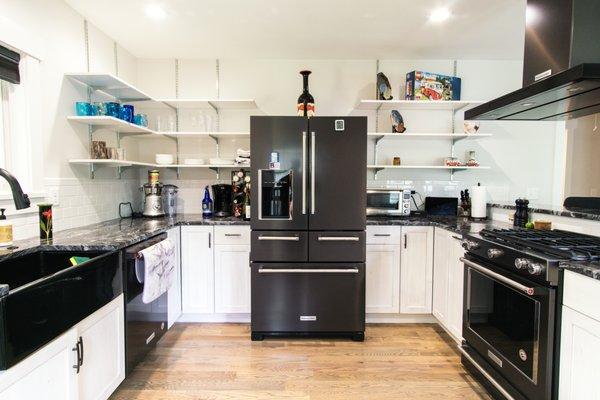 Kitchen of a whole home remodel in Asheville