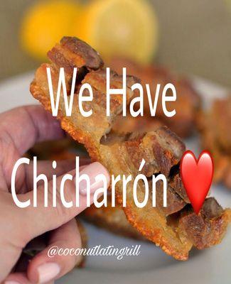 Tenemos chicharrón todos los días llama para realizar tu orden*