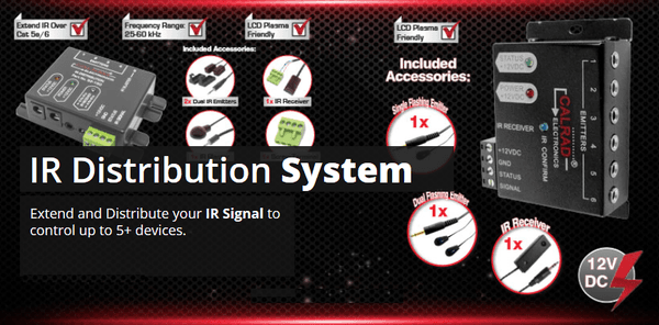 IR Distribution Systems:
 92-180 NEW IR Kit
 92-160