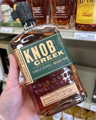 Knob Creek Rye / Specially Selected by Virginia ABC