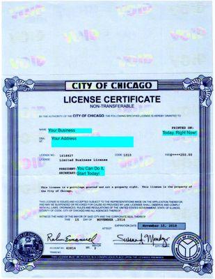 Business License Chicago