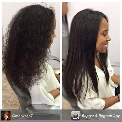 Beautiful Before and After done by Mavash