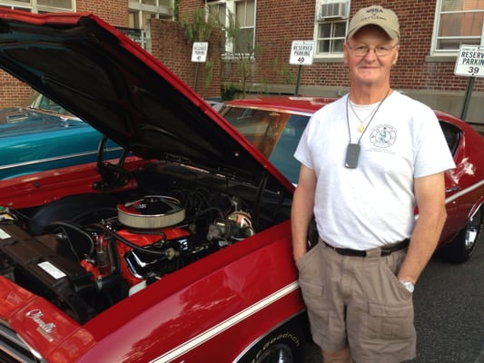 Loving this 69' Red Chevelle SS.  Exactly the same as his very first car, back in the day!