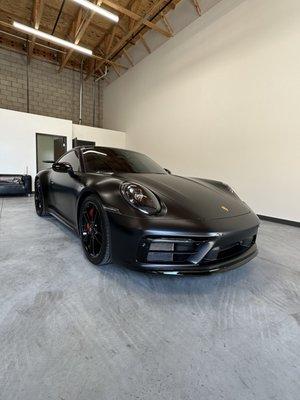 2021 Porsche Carrera 911 GTS Full matte PPF + Ceramic coating