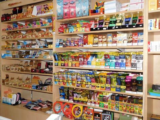 Great cigars and cigarette paper selection