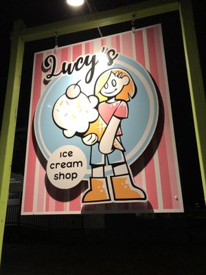 Lucy's sign.