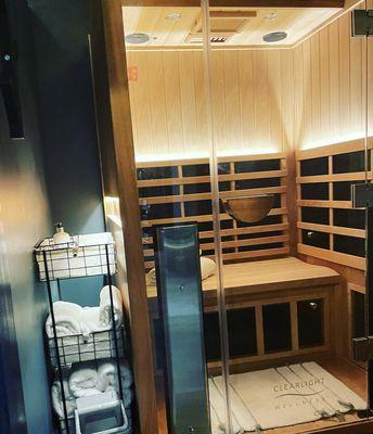 Our Infrared Sauna is ready for you!