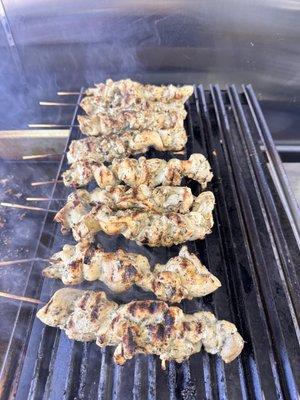 Chicken souvlaki