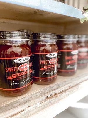 Made in NC Cheerwine BBQ sauce is a customer favorite