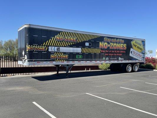 Arizona Trucking Association Share the Road Trailer