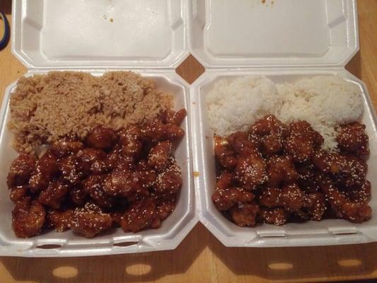 Sesame Chicken. Yum.