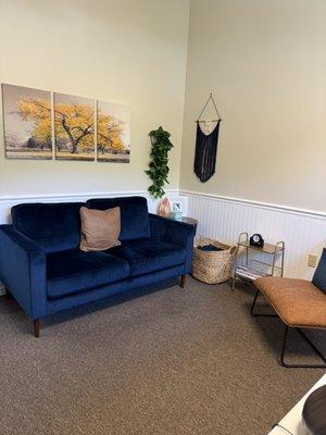 One of our cozy therapy spaces.