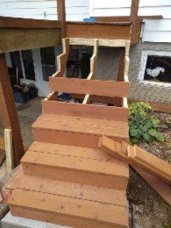 Staircase replacement is no problem.  Everything pre-stained