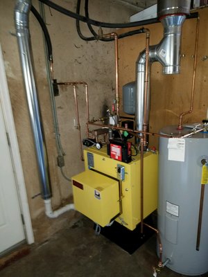 Energy Kinetics System 2000 Boiler installation