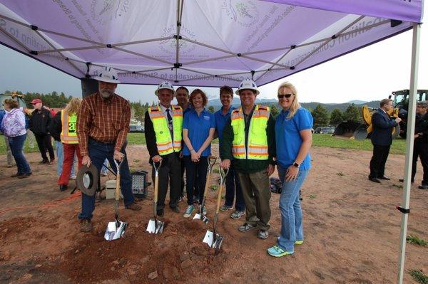 Ground Breaking Ceremony for our New Aquatic Center - Opening Fall of 2017