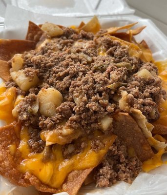 Tex Mex Nachos with Beef